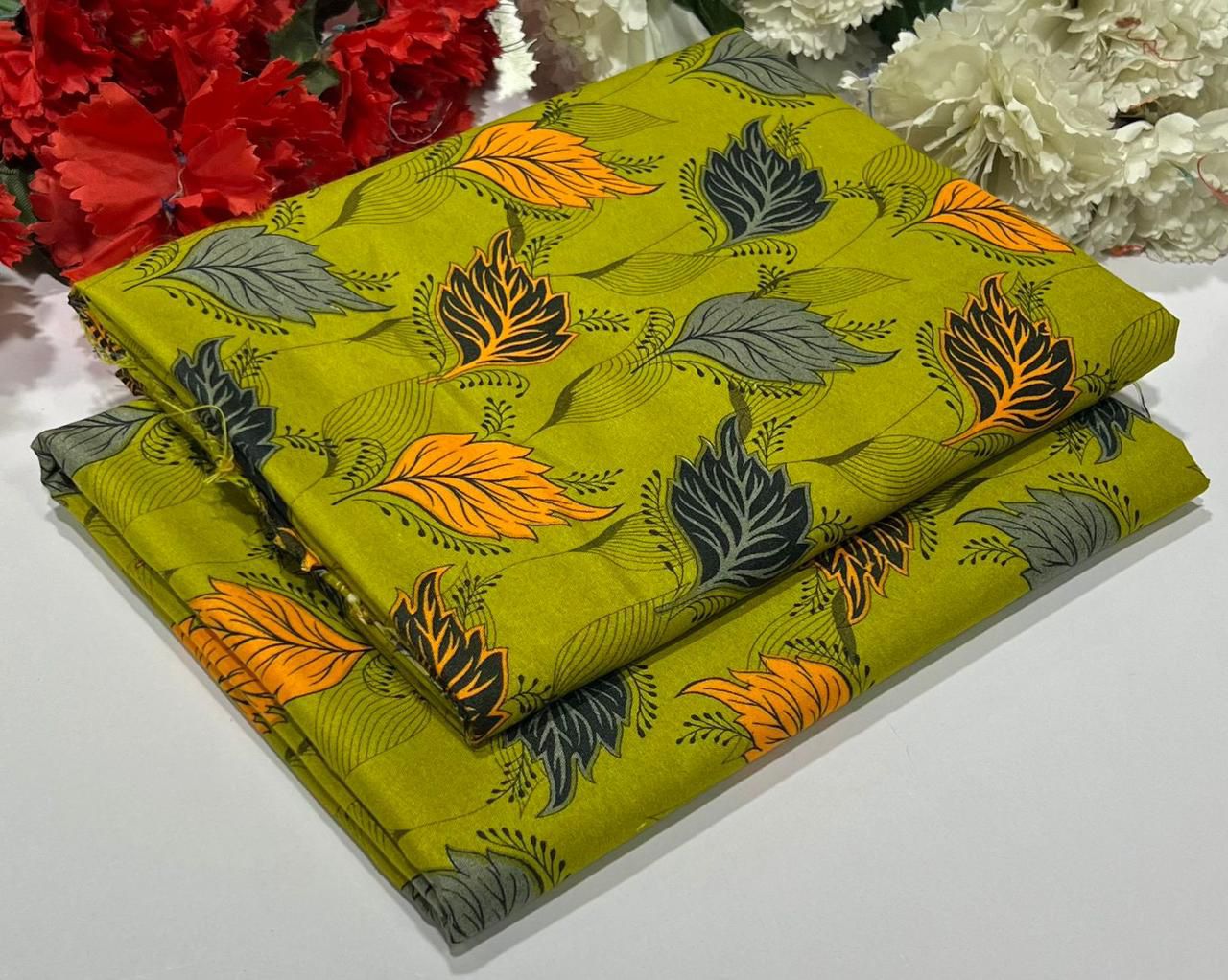 2 Piece All Over Printed cotton Dress