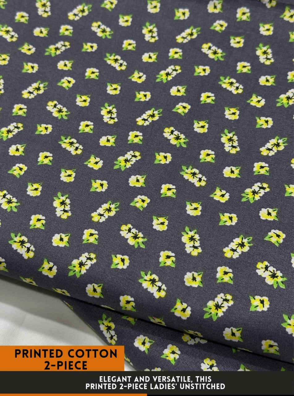 2 Piece All Over Printed cotton Dress