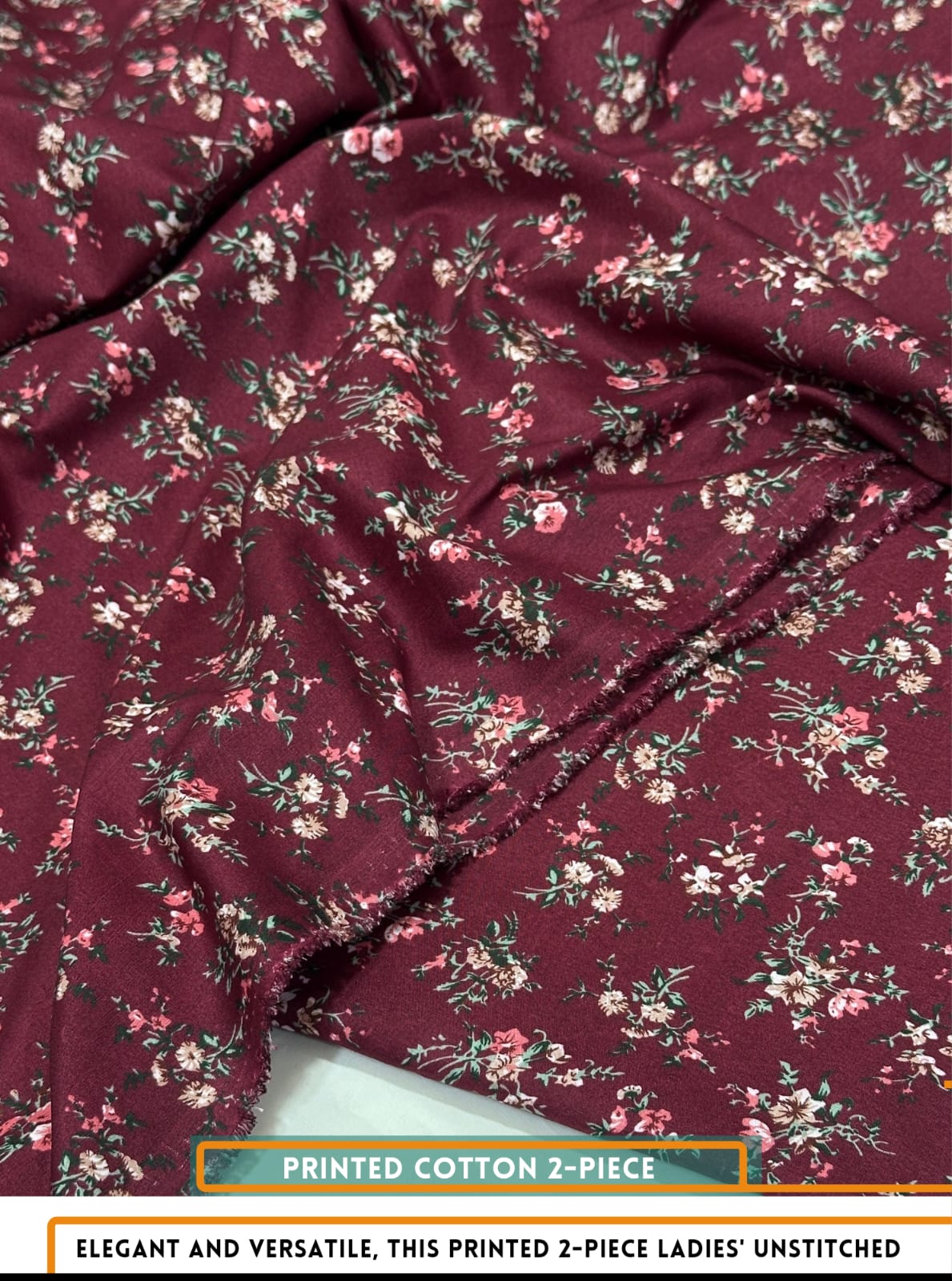 2 Piece All Over Printed cotton Dress