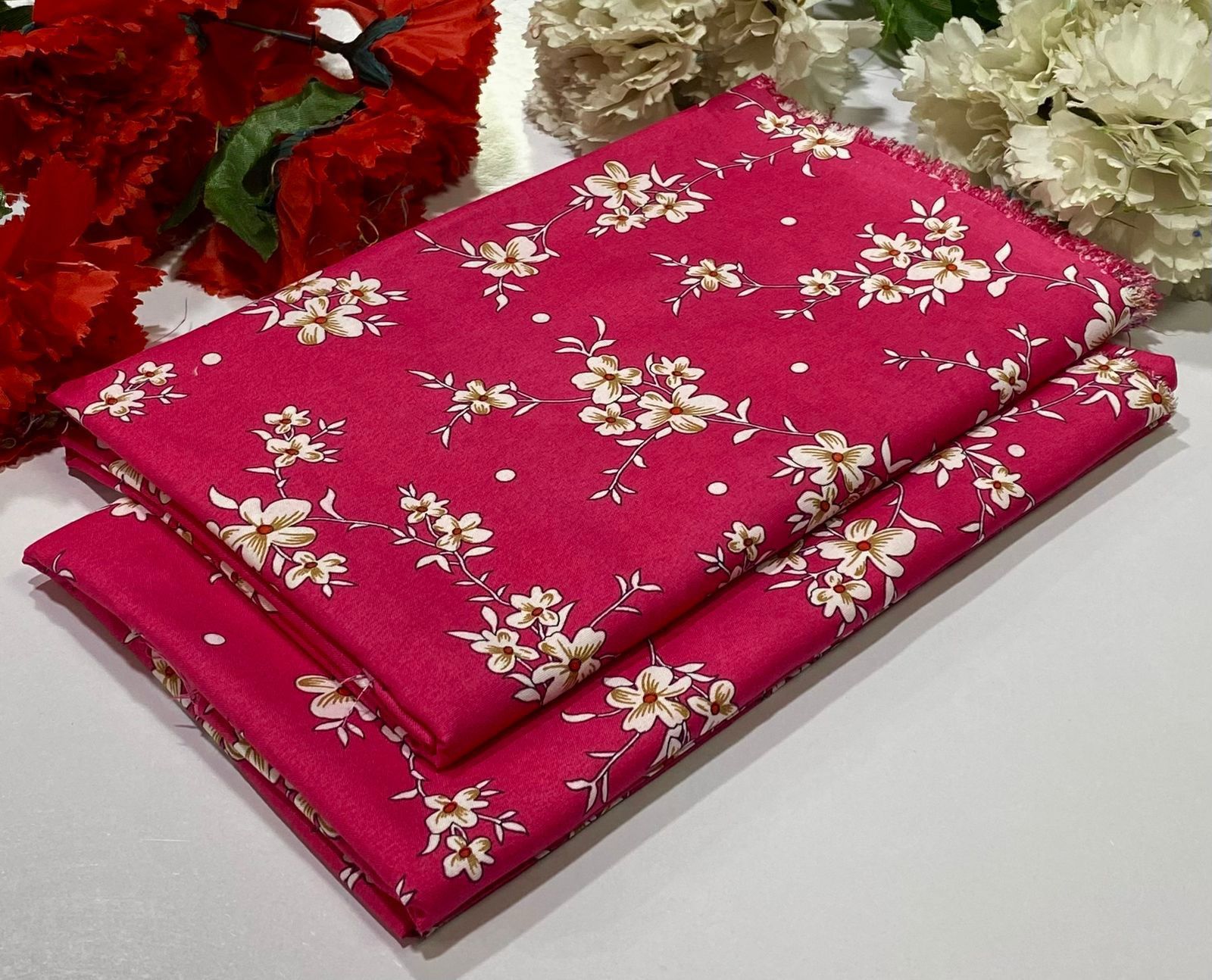 2 Piece All Over Printed cotton Dress