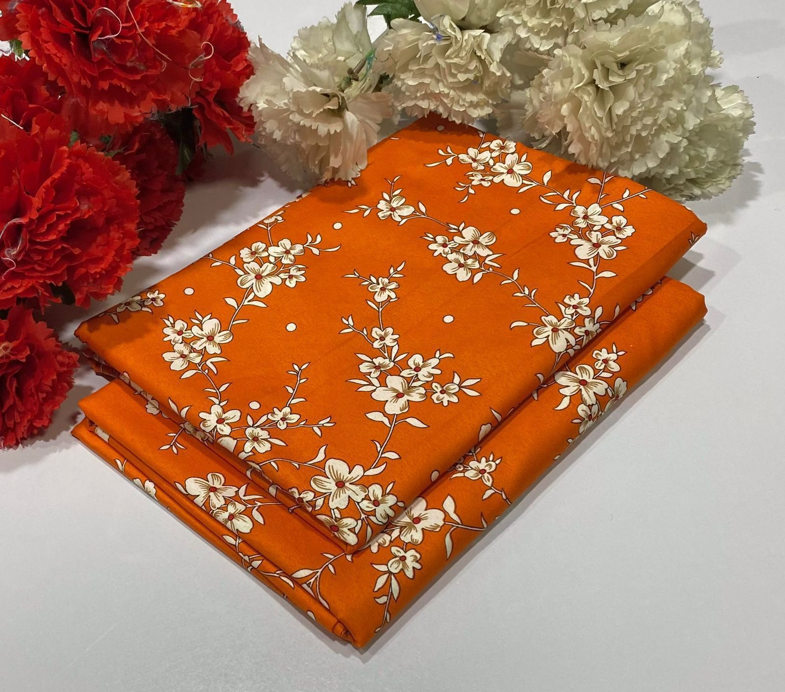 2 Piece All Over Printed cotton Dress