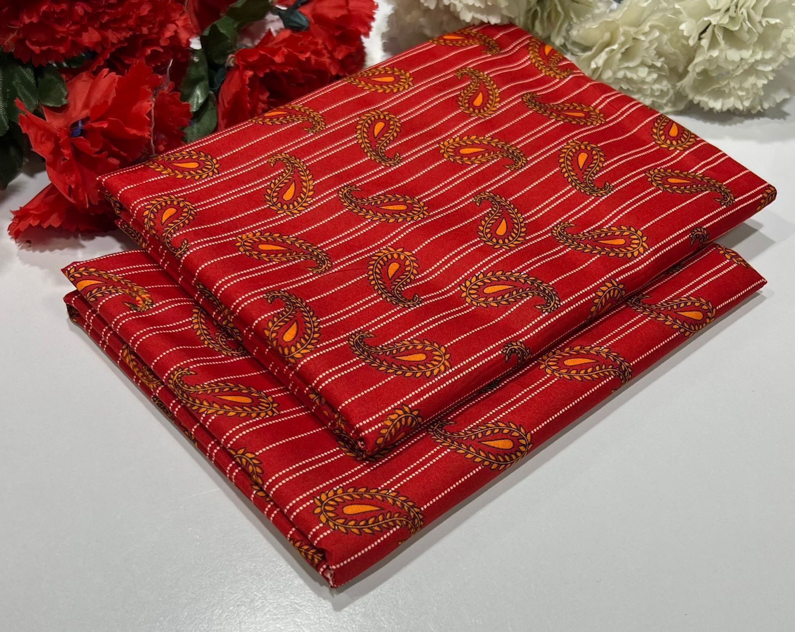 2 Piece All Over Printed cotton Dress