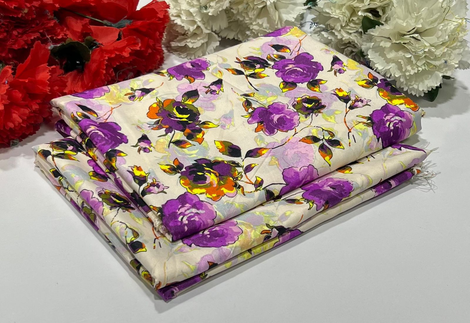 2 Piece All Over Printed cotton Dress