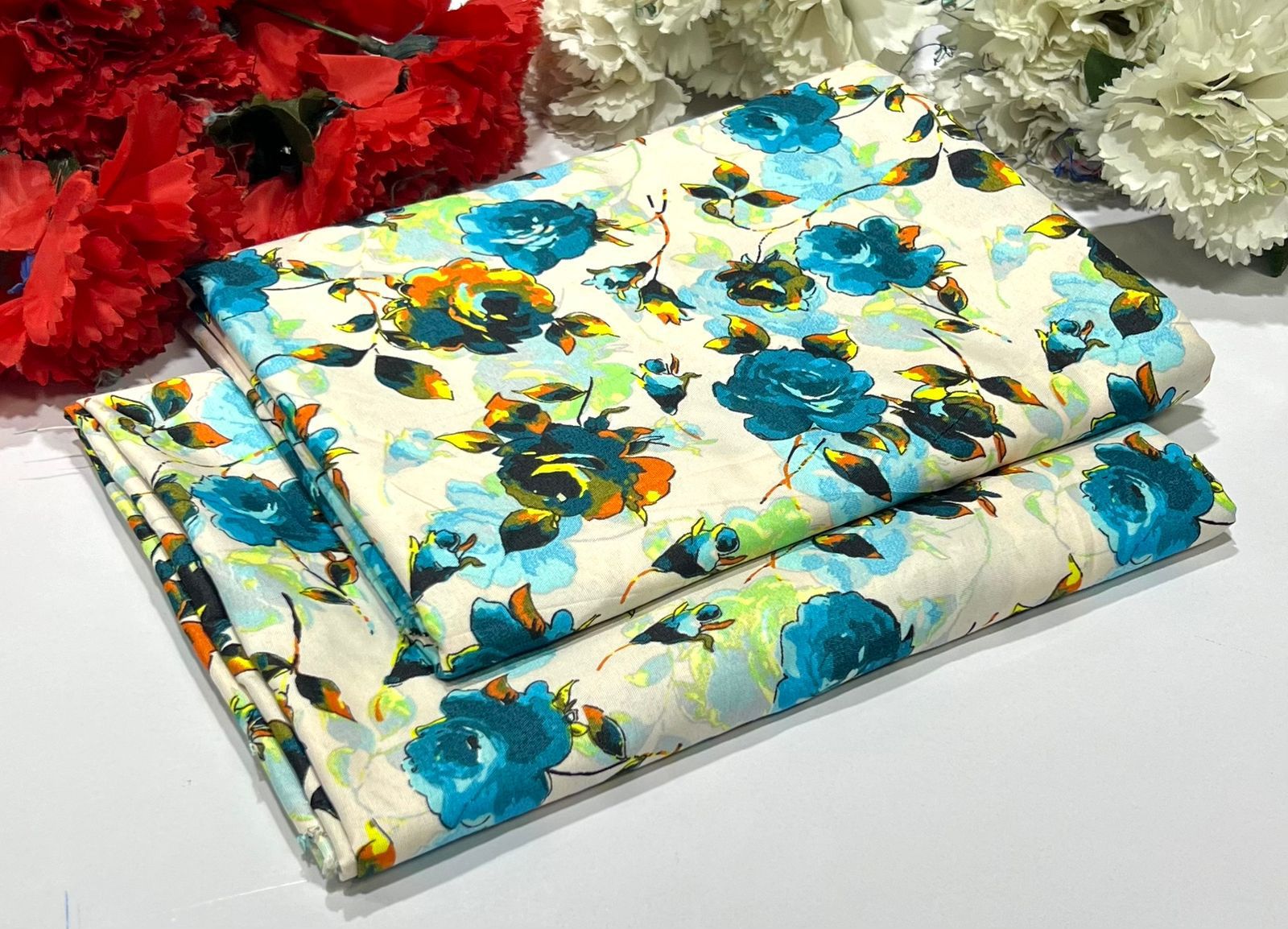 2 Piece All Over Printed cotton Dress