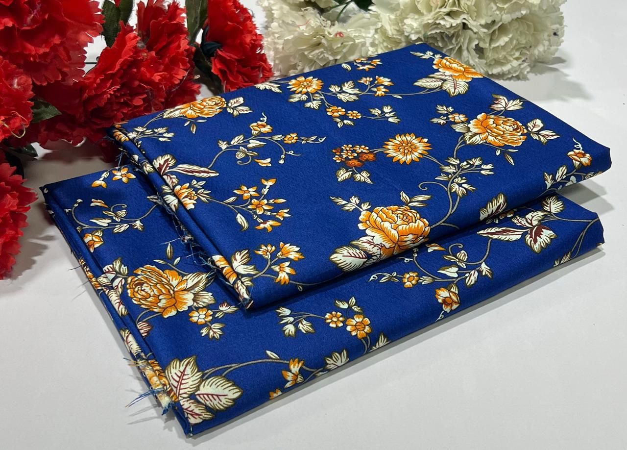 2 Piece All Over Printed cotton Dress