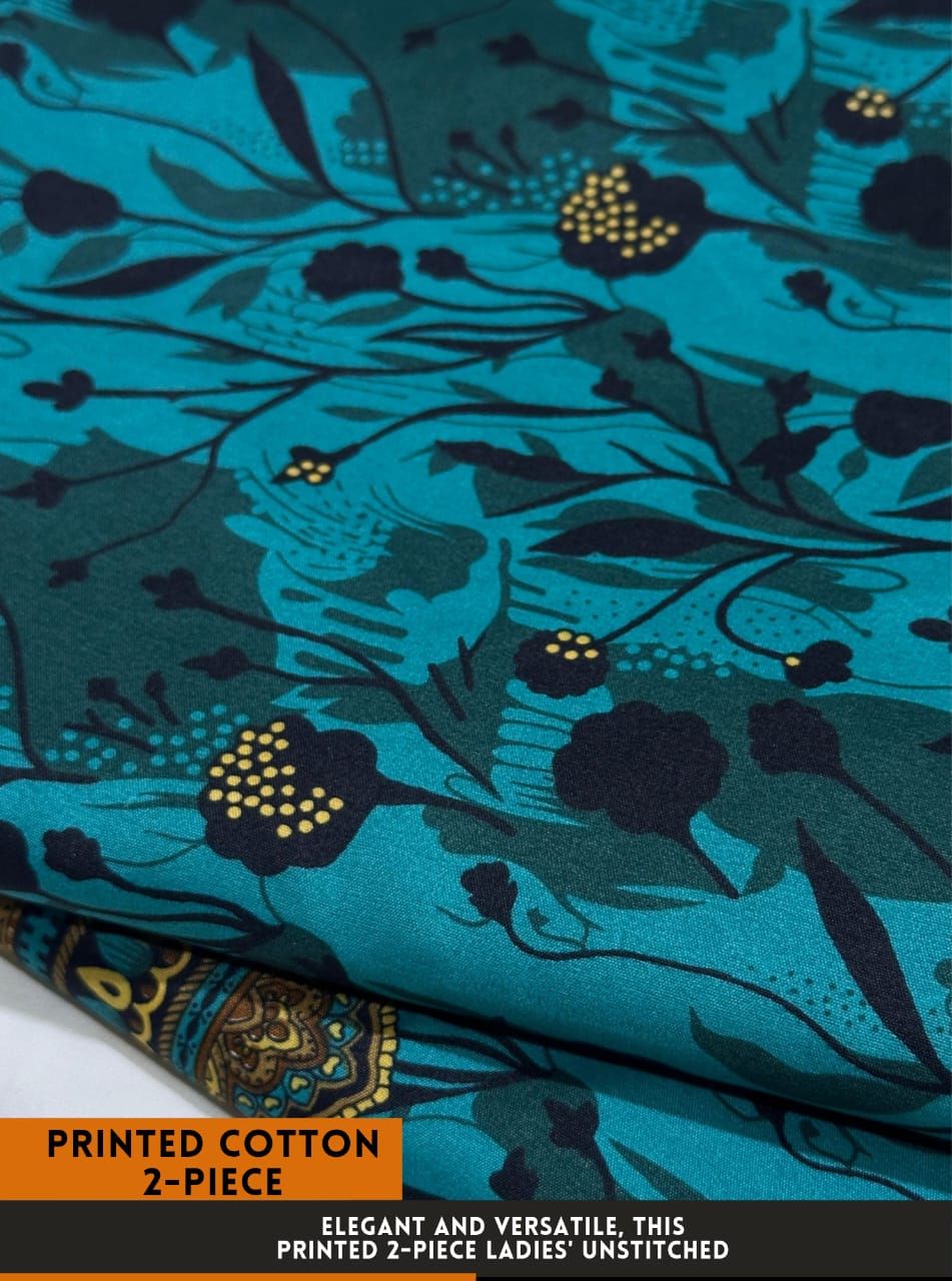 2 Piece All Over Printed cotton Dress