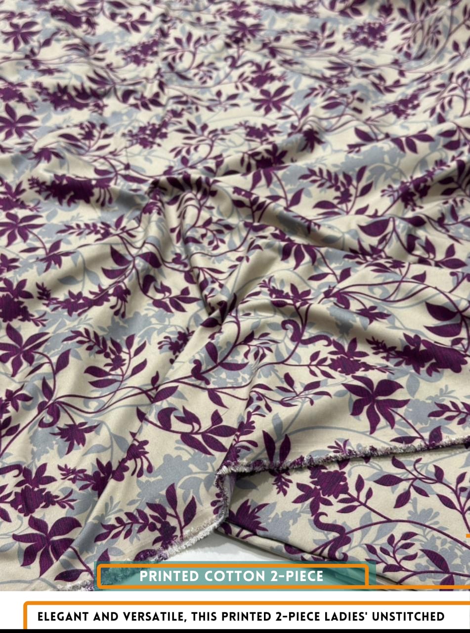 2 Piece All Over Printed cotton Dress