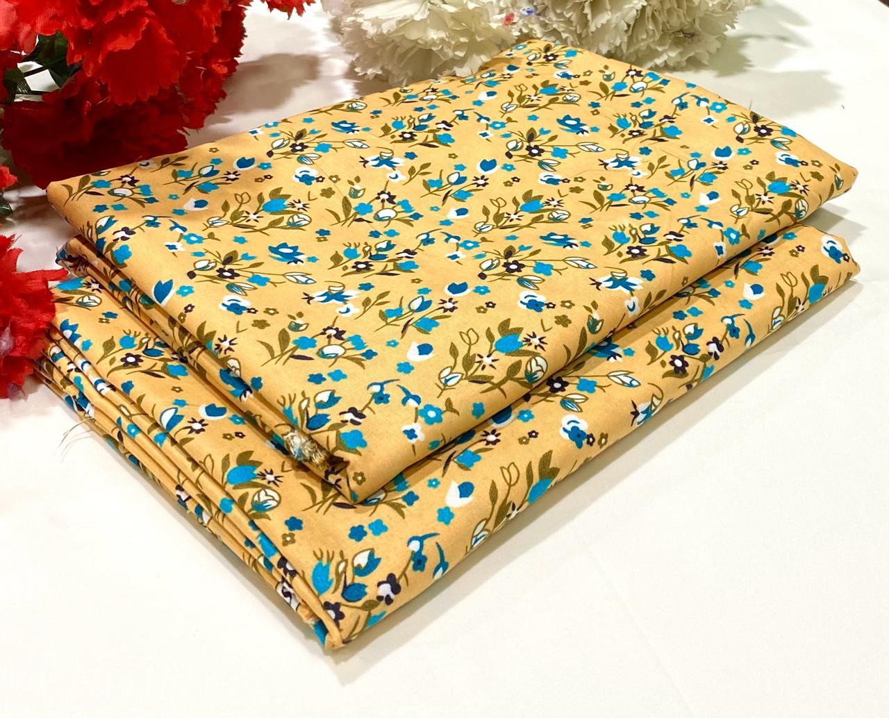 2 Piece All Over Printed cotton Dress