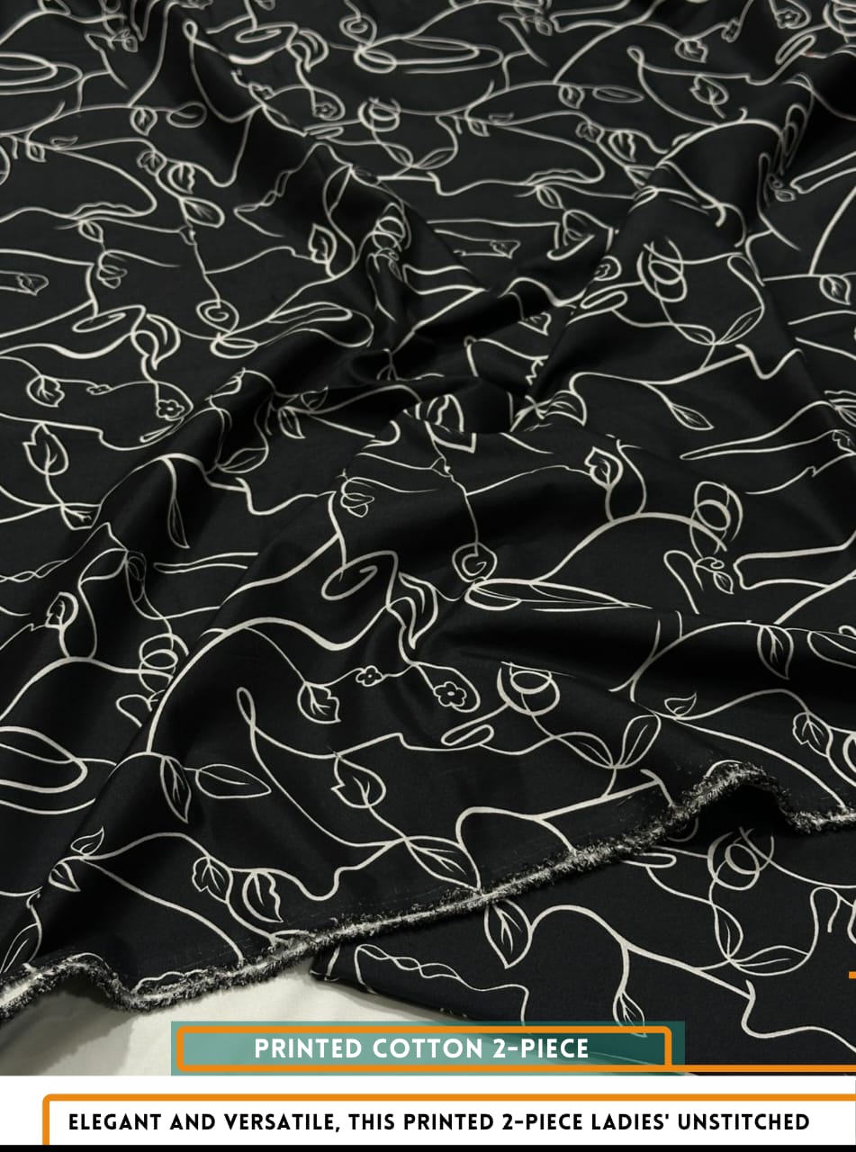 2 Piece All Over Printed cotton Dress