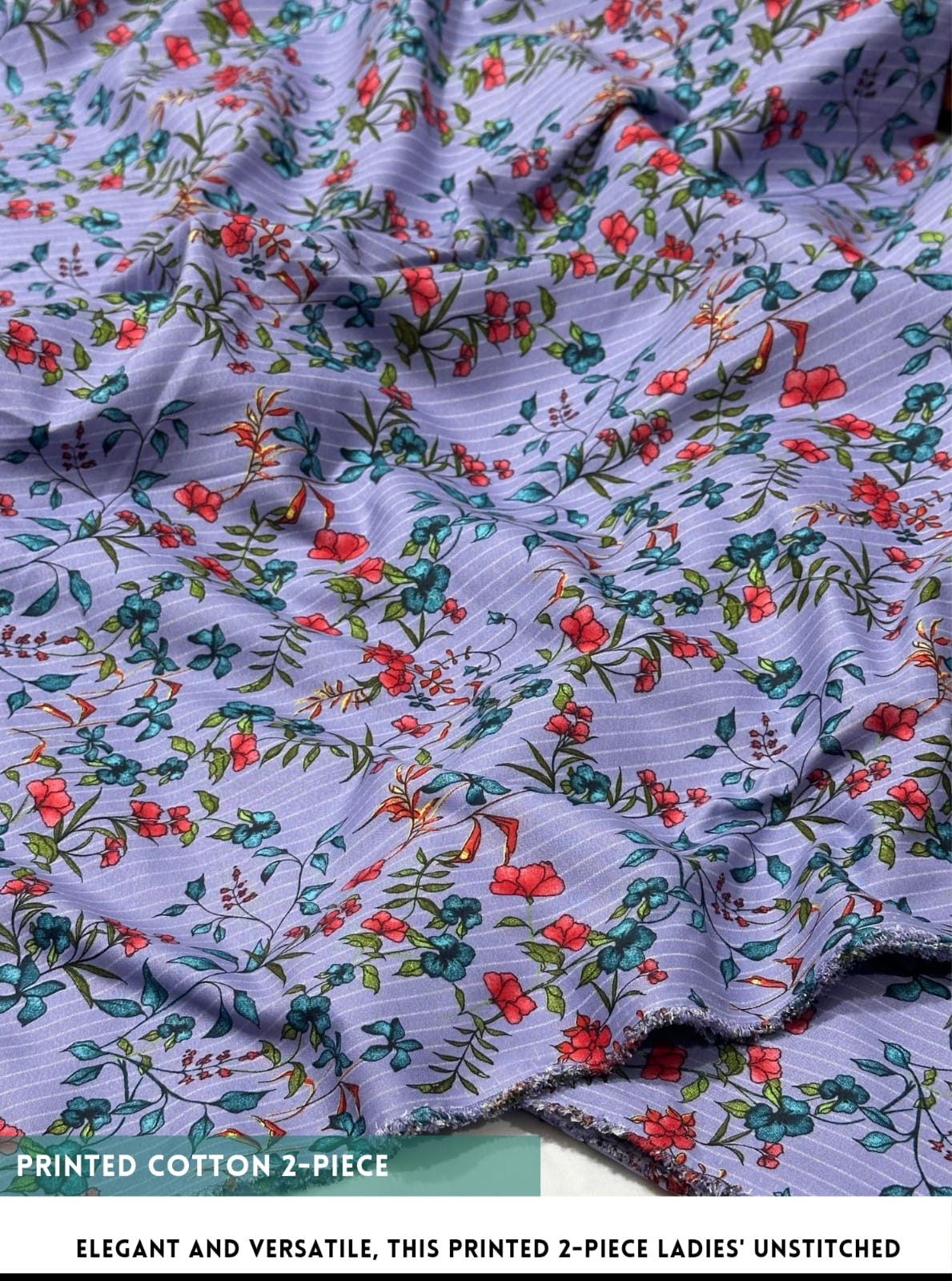 2 Piece All Over Printed cotton Dress