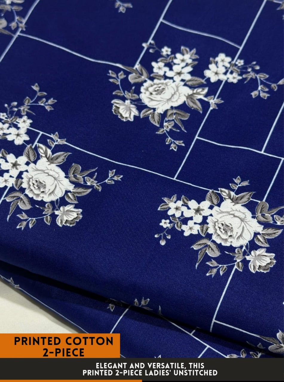 2 Piece All Over Printed cotton Dress