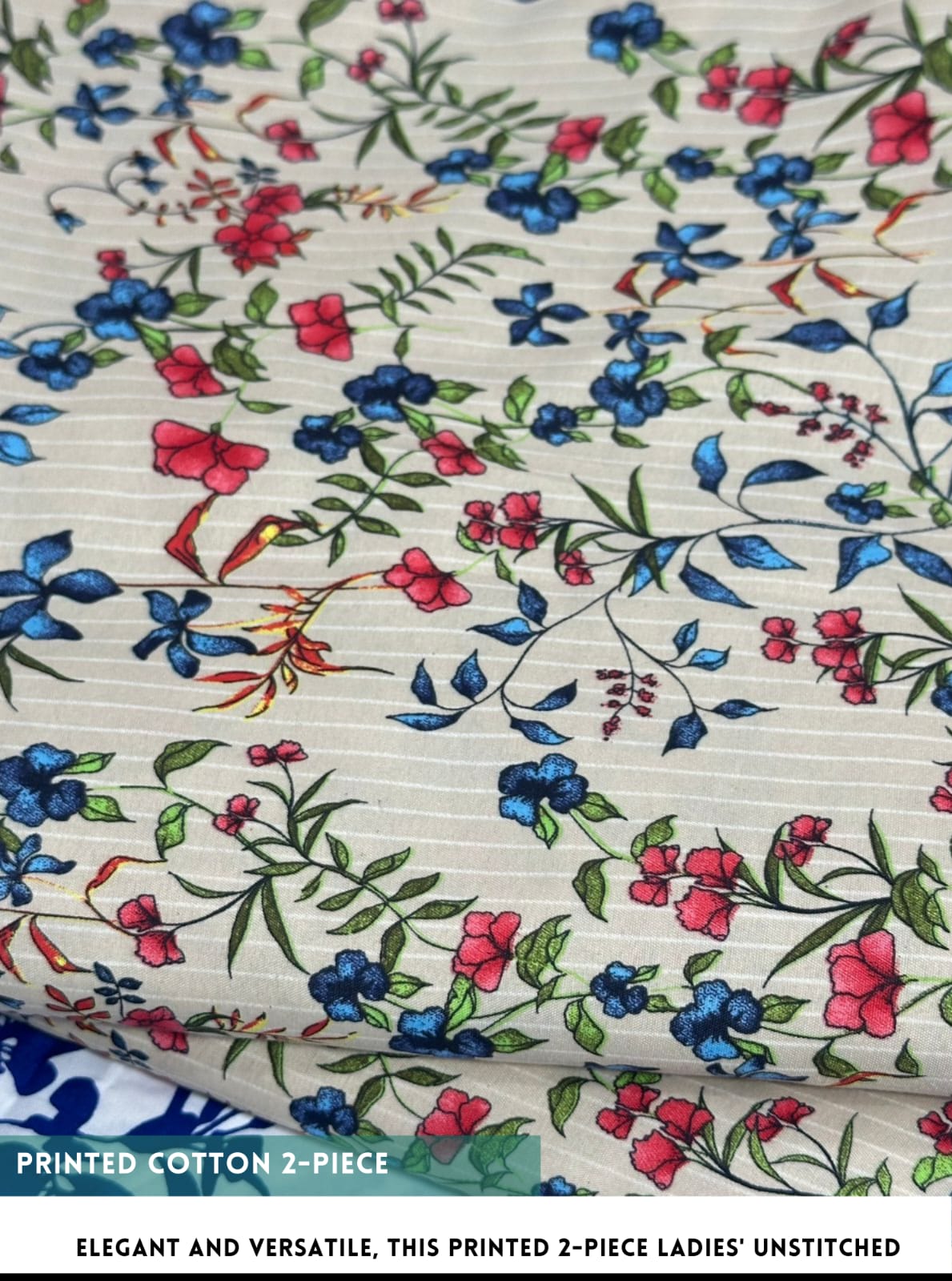 2 Piece All Over Printed cotton Dress