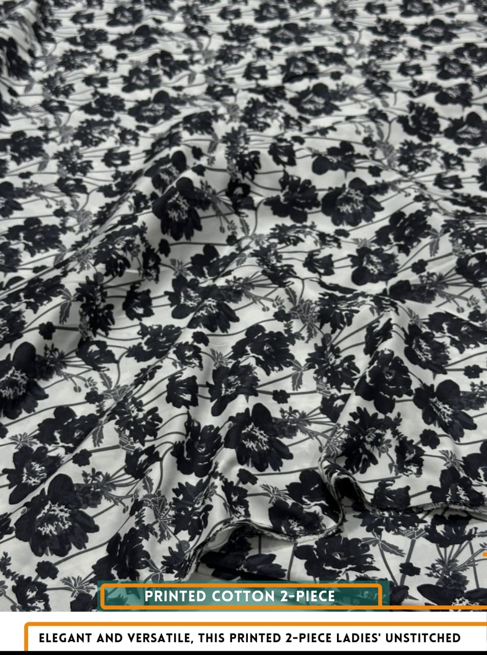 2 Piece All Over Printed cotton Dress