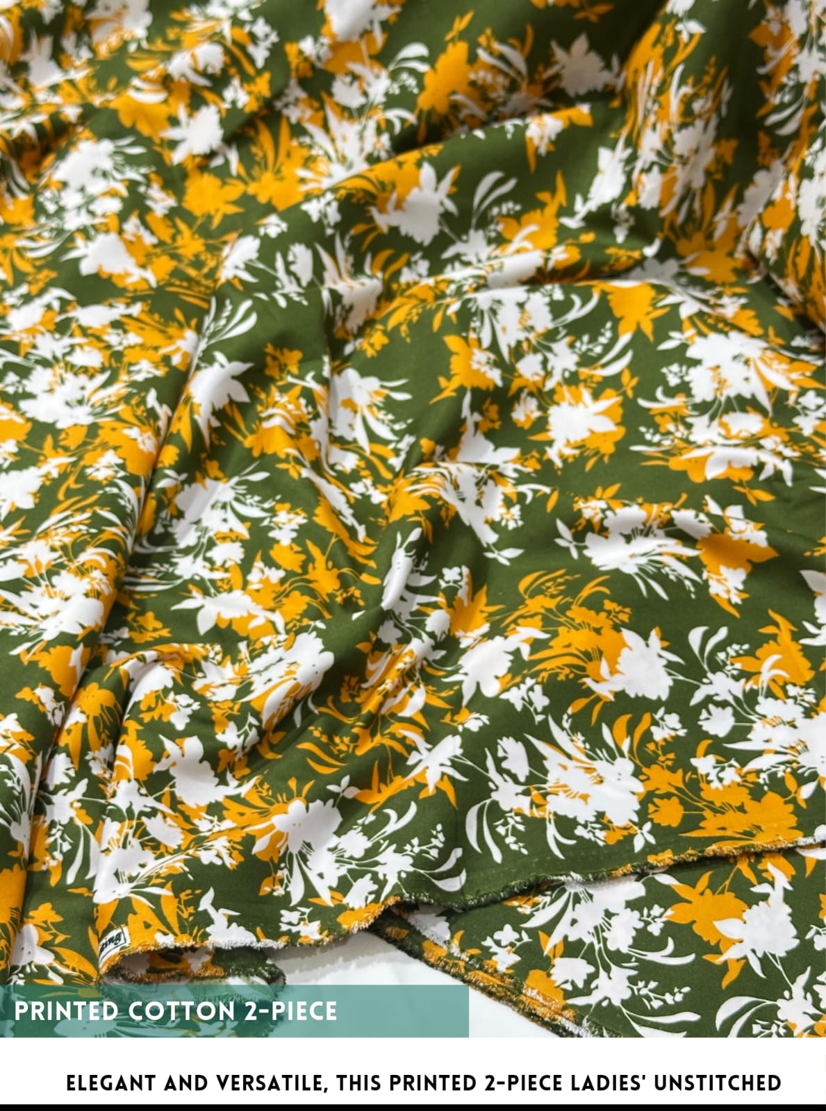 2 Piece All Over Printed cotton Dress