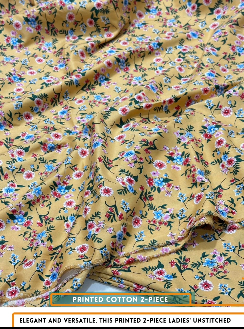 2 Piece All Over Printed cotton Dress