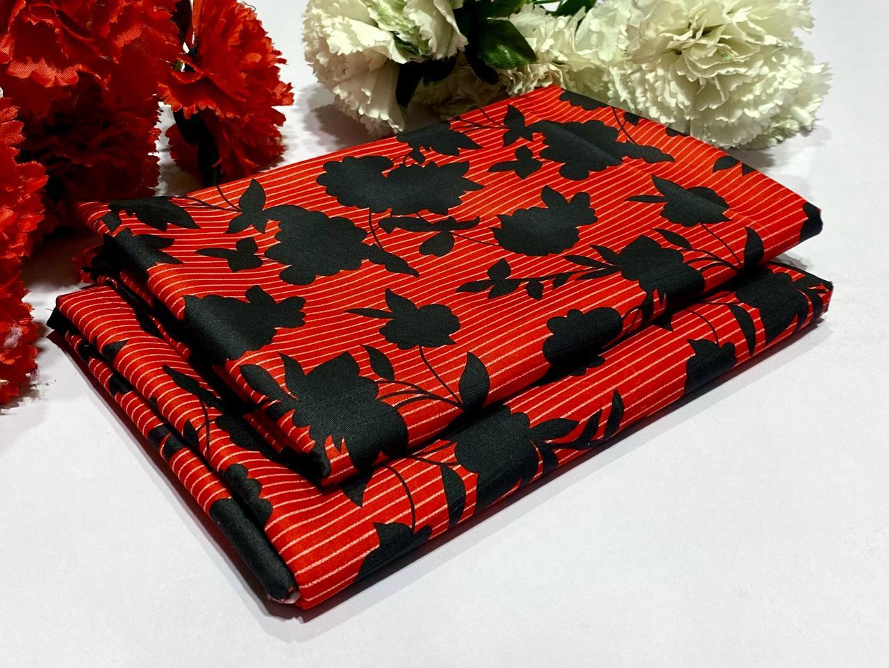 2 Piece All Over Printed cotton Dress