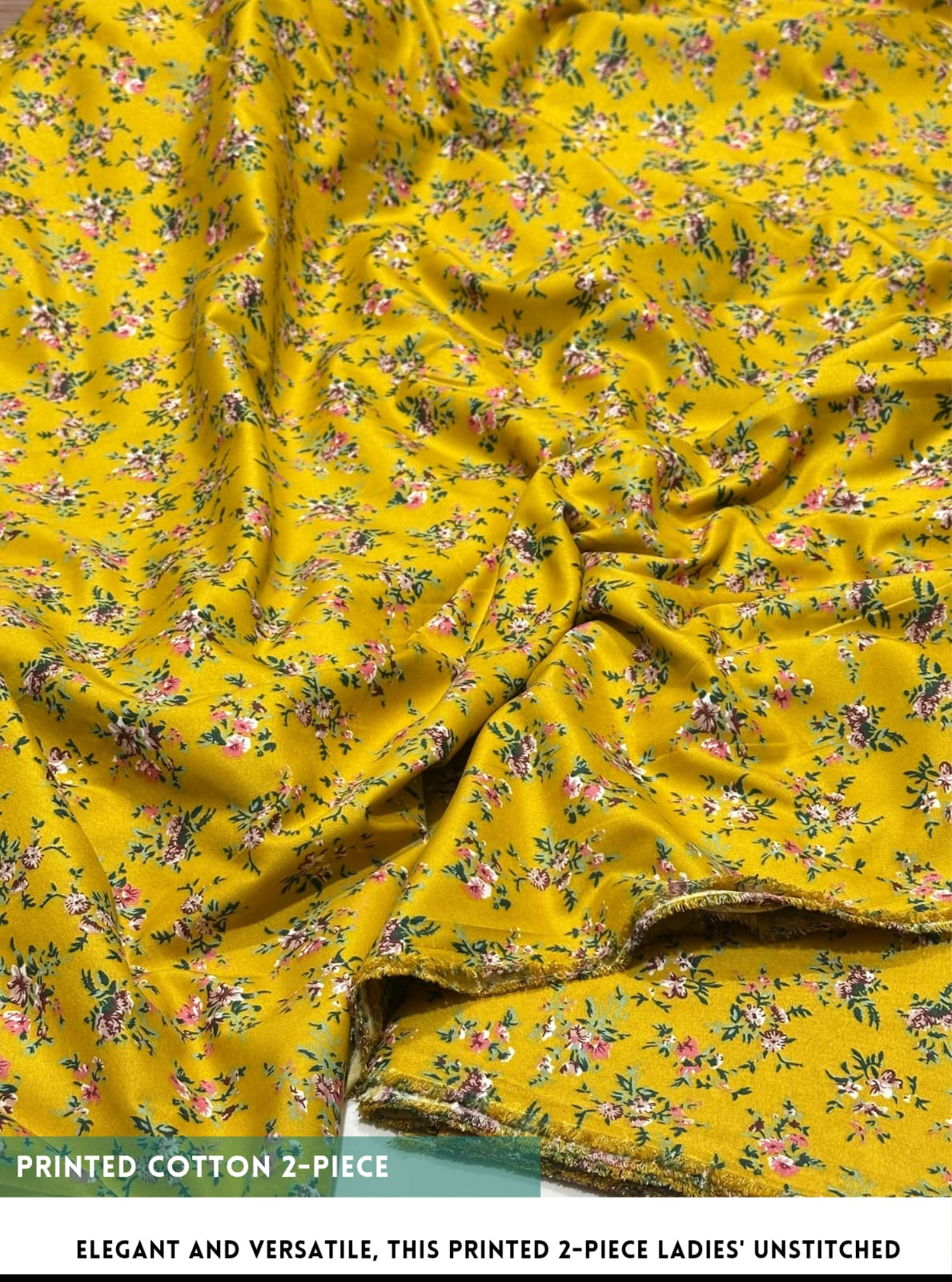 2 Piece All Over Printed cotton Dress