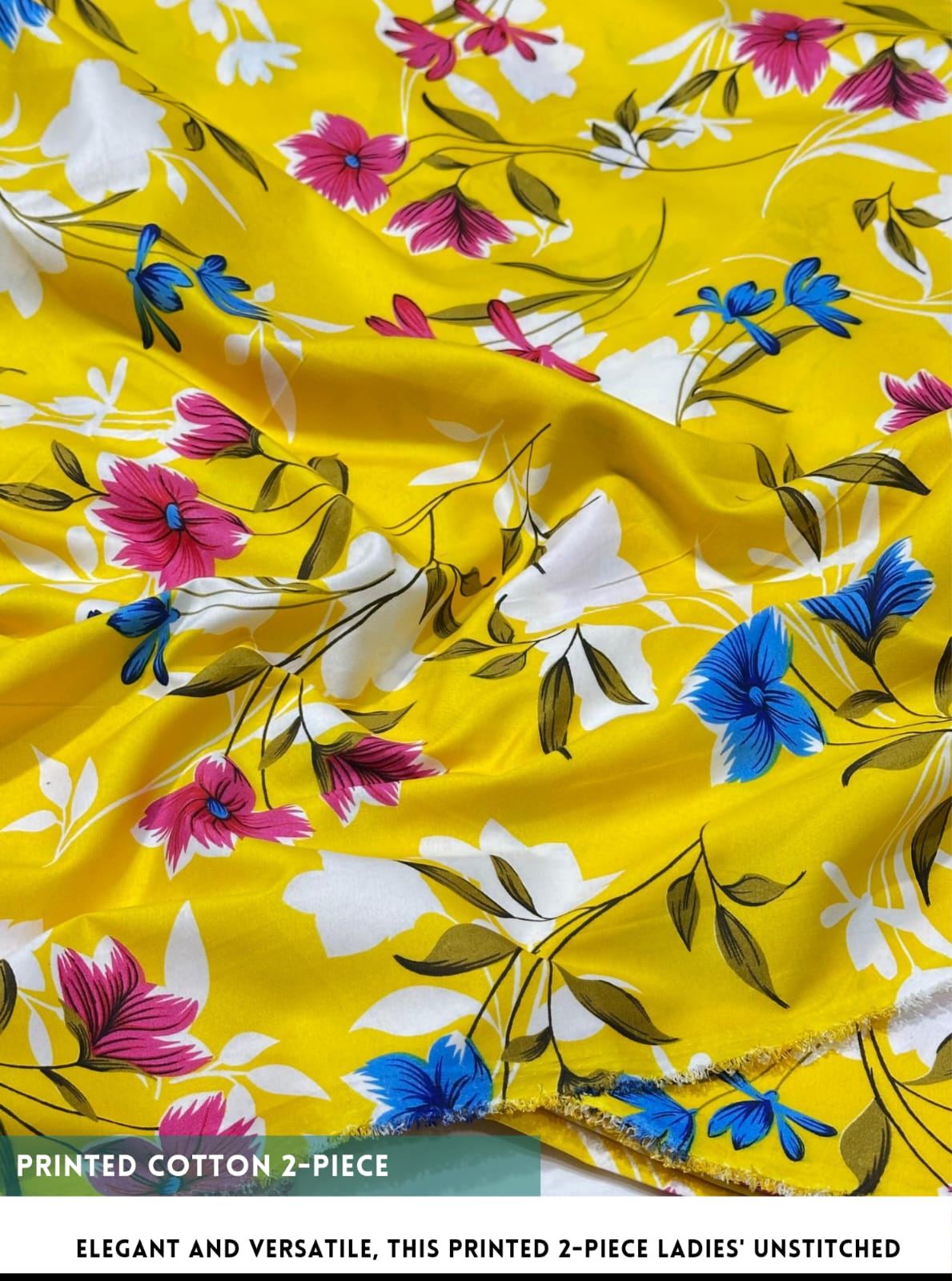 2 Piece All Over Printed cotton Dress