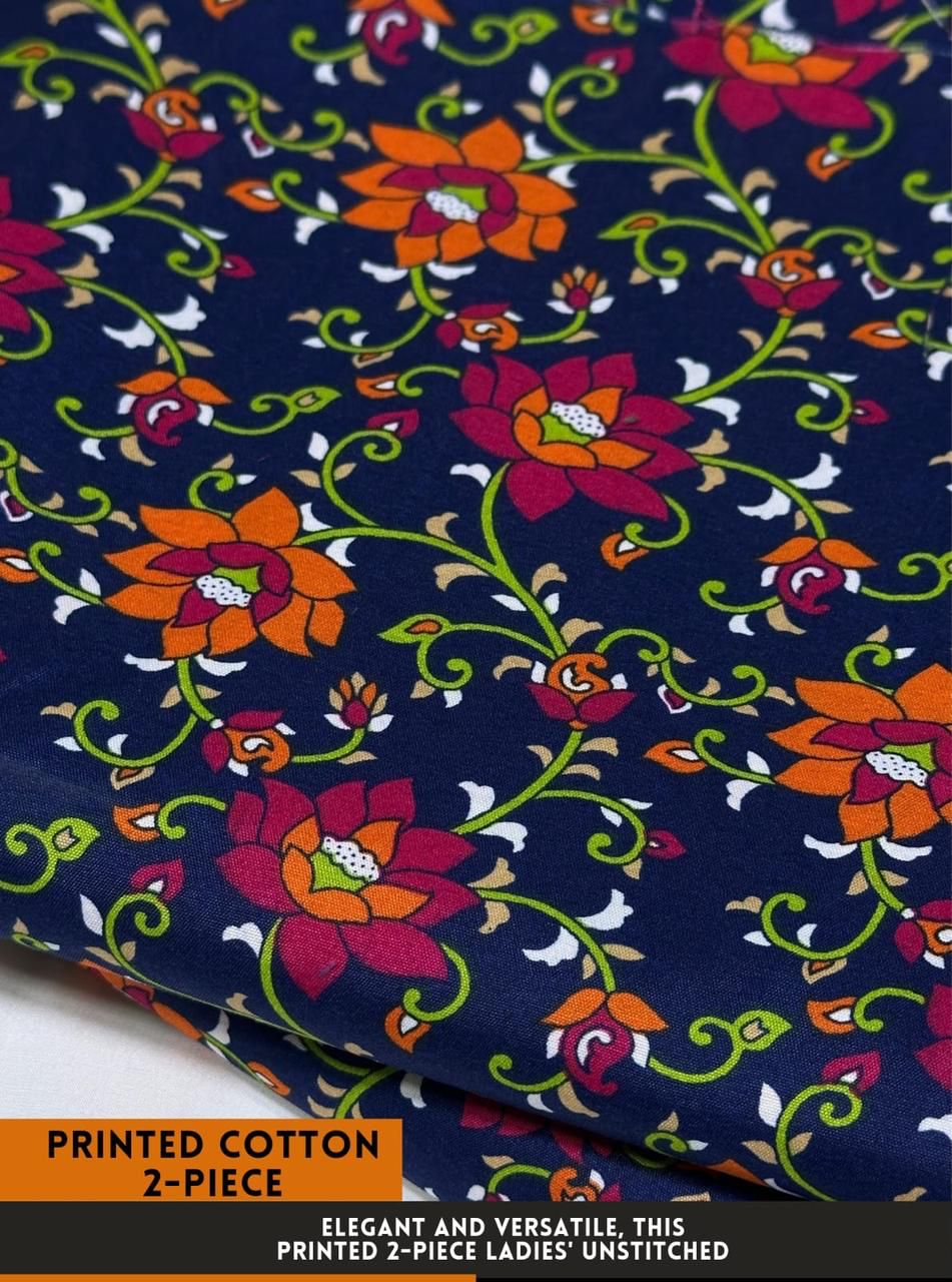 2 Piece All Over Printed cotton Dress