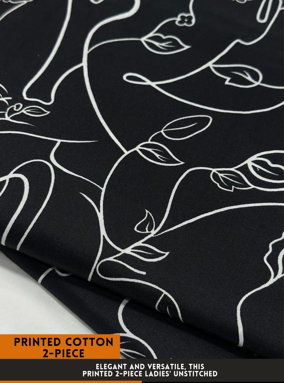 2 Piece All Over Printed cotton Dress