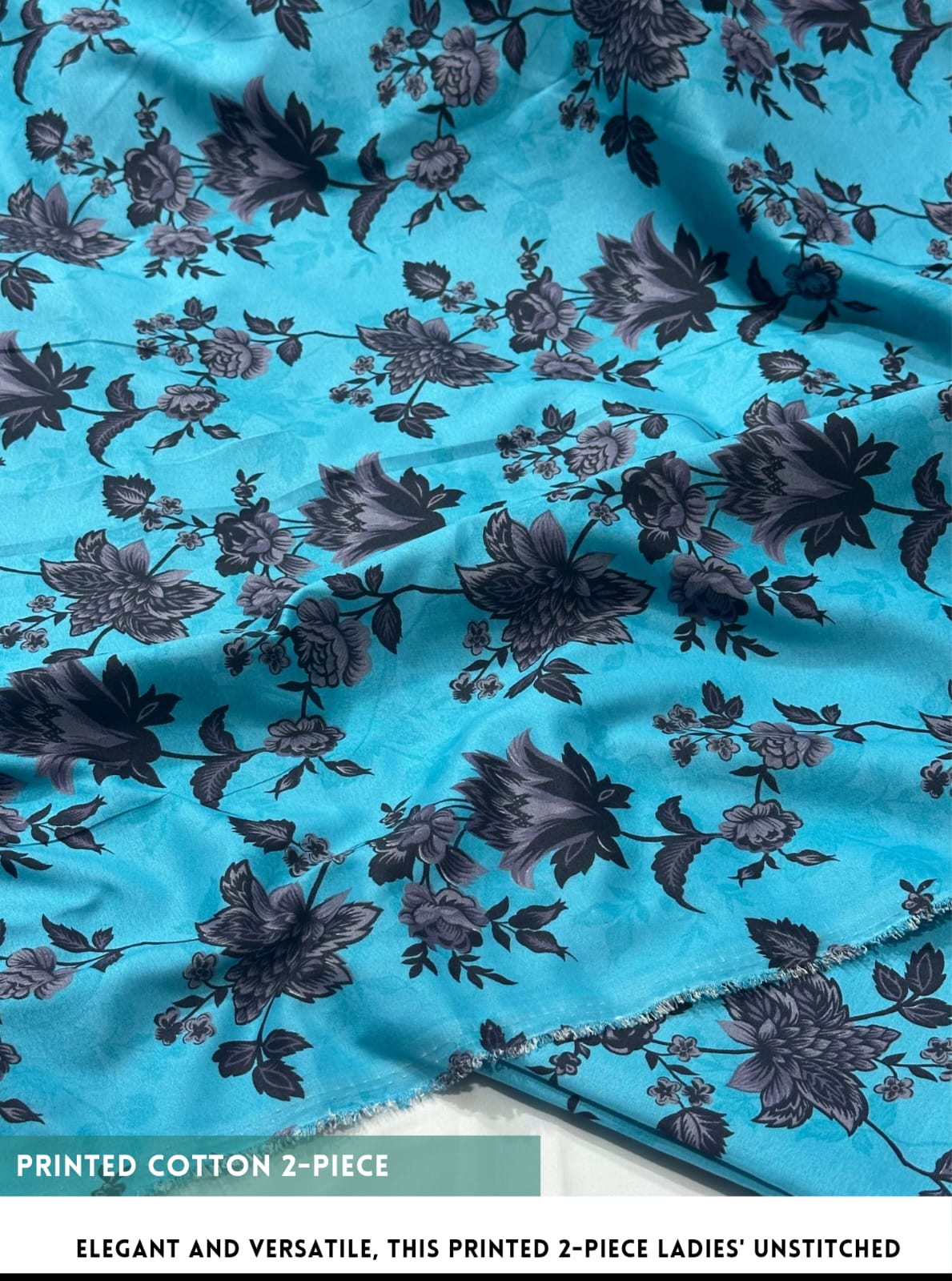 2 Piece All Over Printed cotton Dress