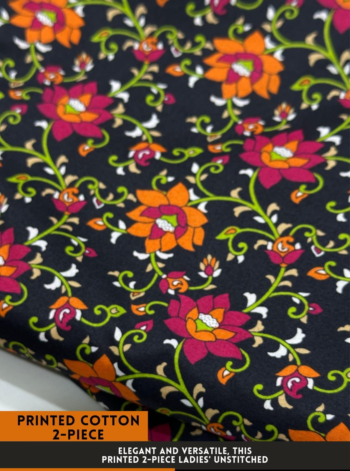 2 Piece All Over Printed cotton Dress