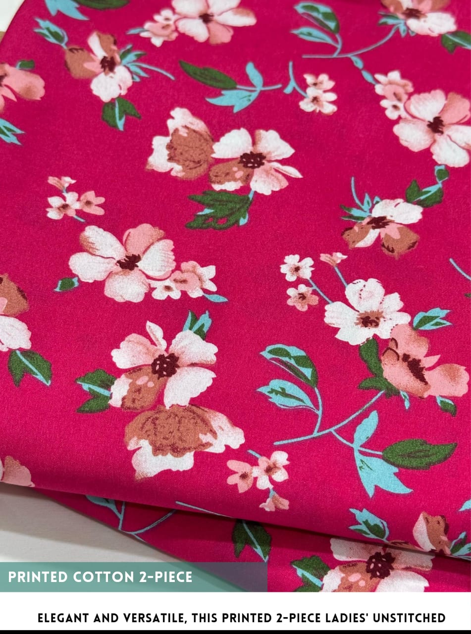 2 Piece All Over Printed cotton Dress