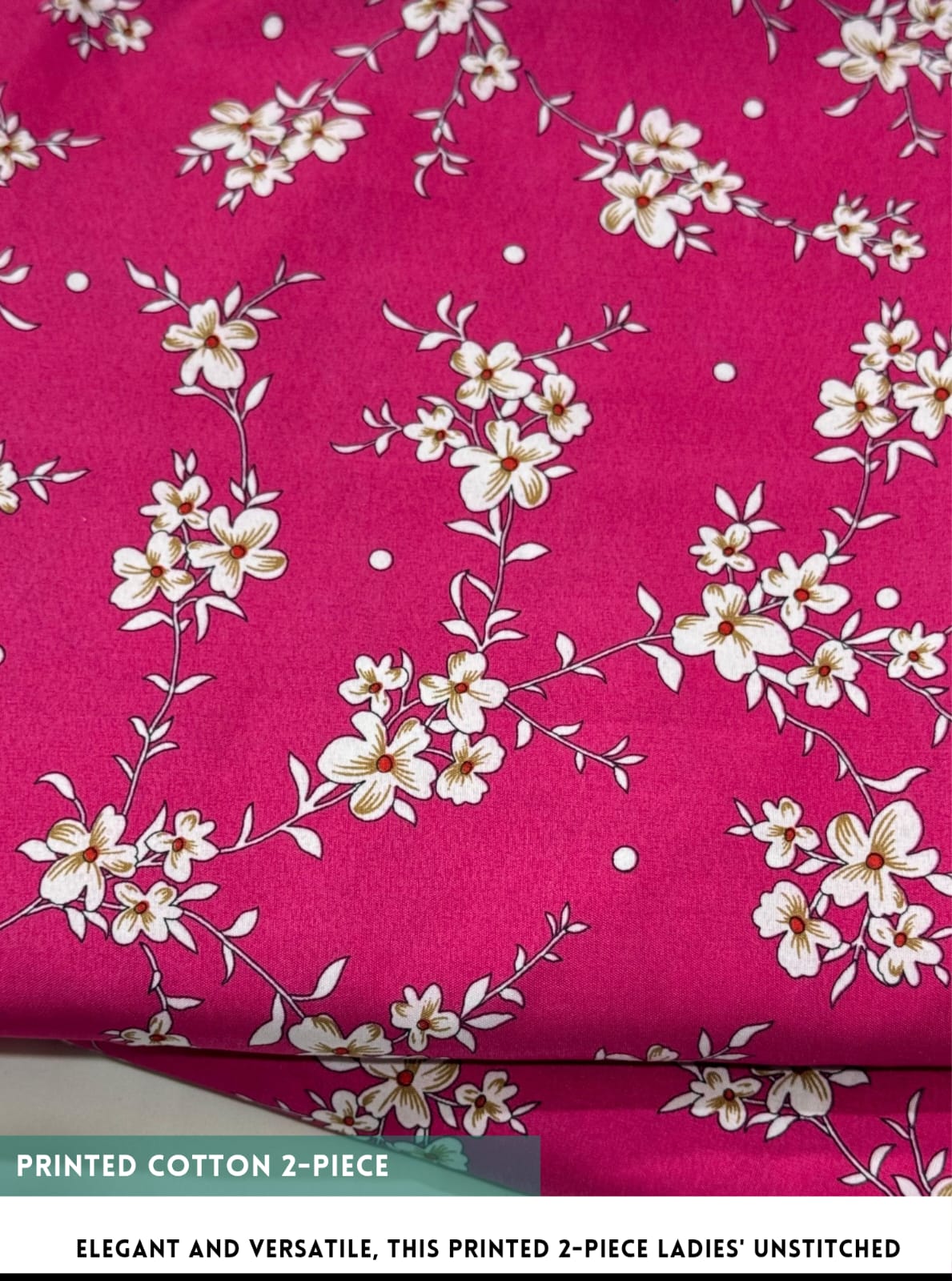 2 Piece All Over Printed cotton Dress