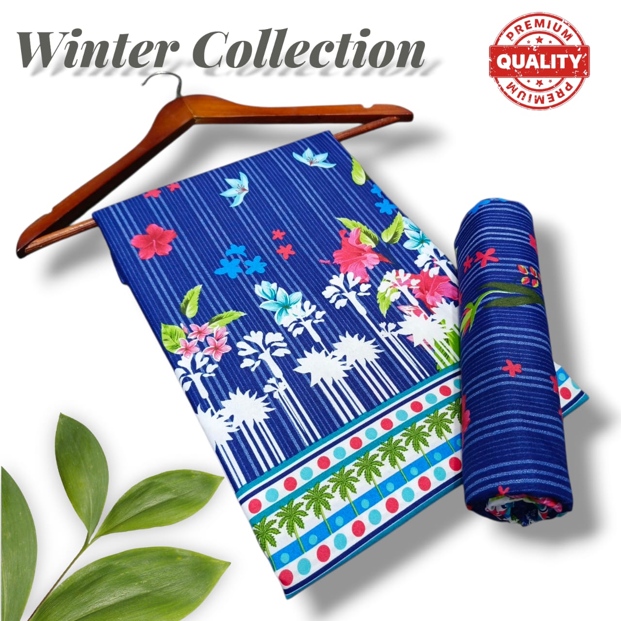 2 Piece All Over Printed cotton Dress