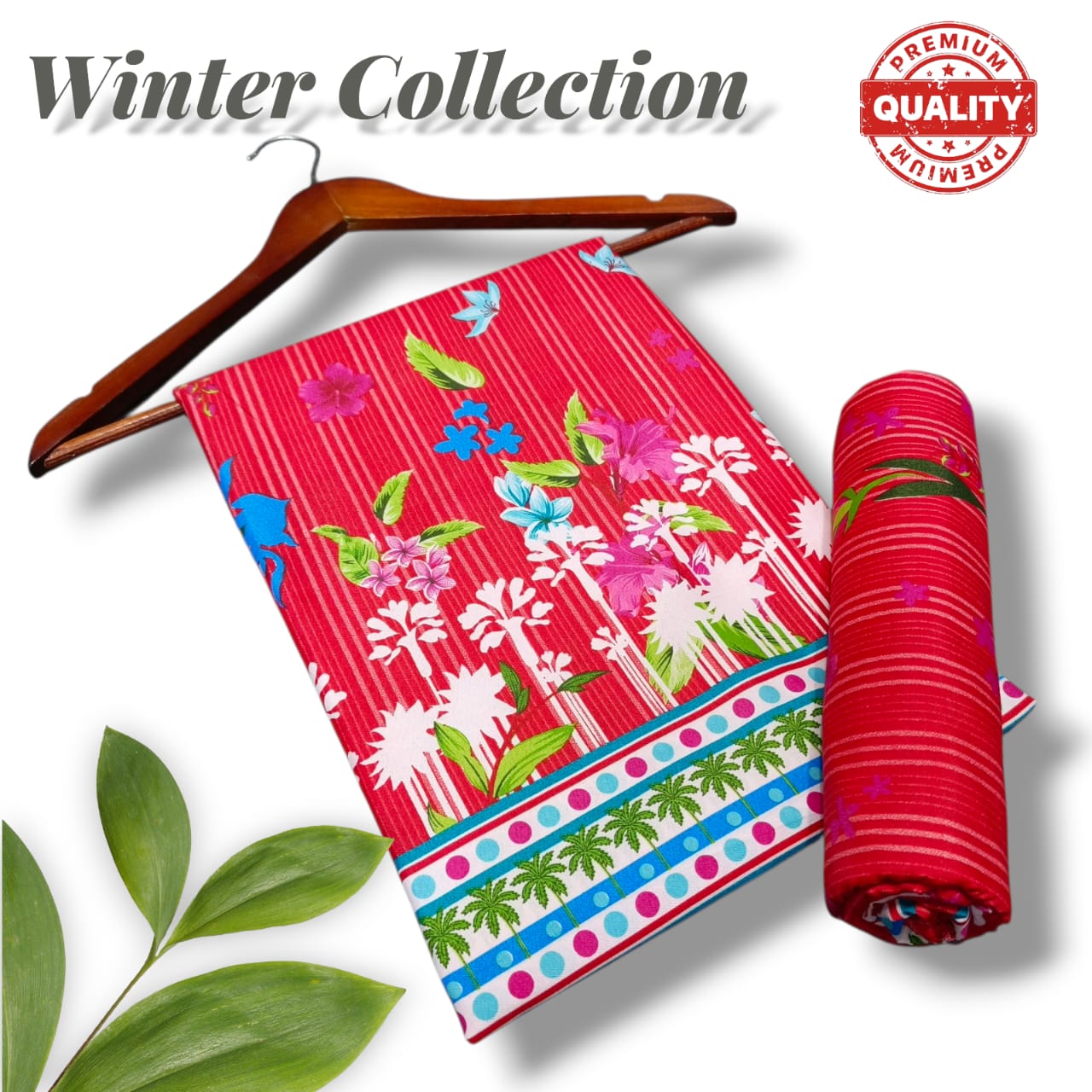 2 Piece All Over Printed cotton Dress