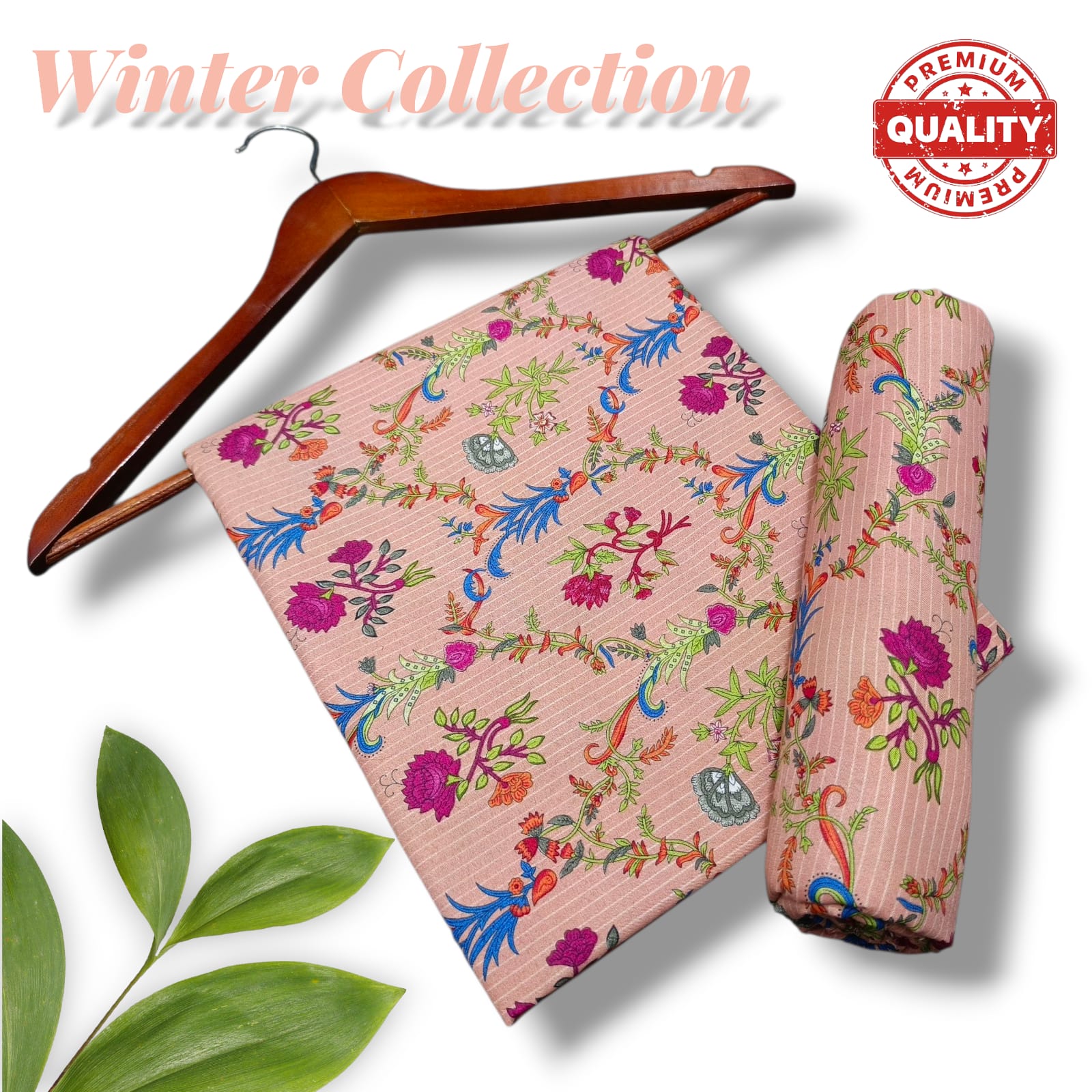 2 Piece All Over Printed cotton Dress