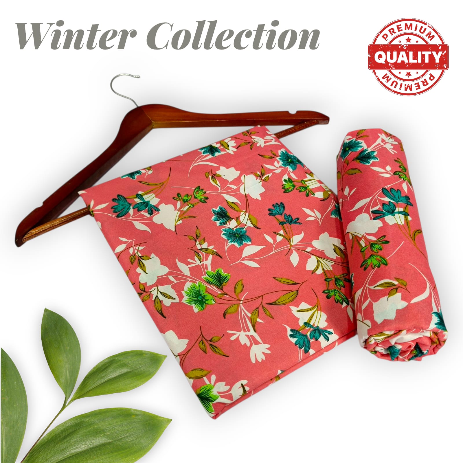 2 Piece All Over Printed cotton Dress