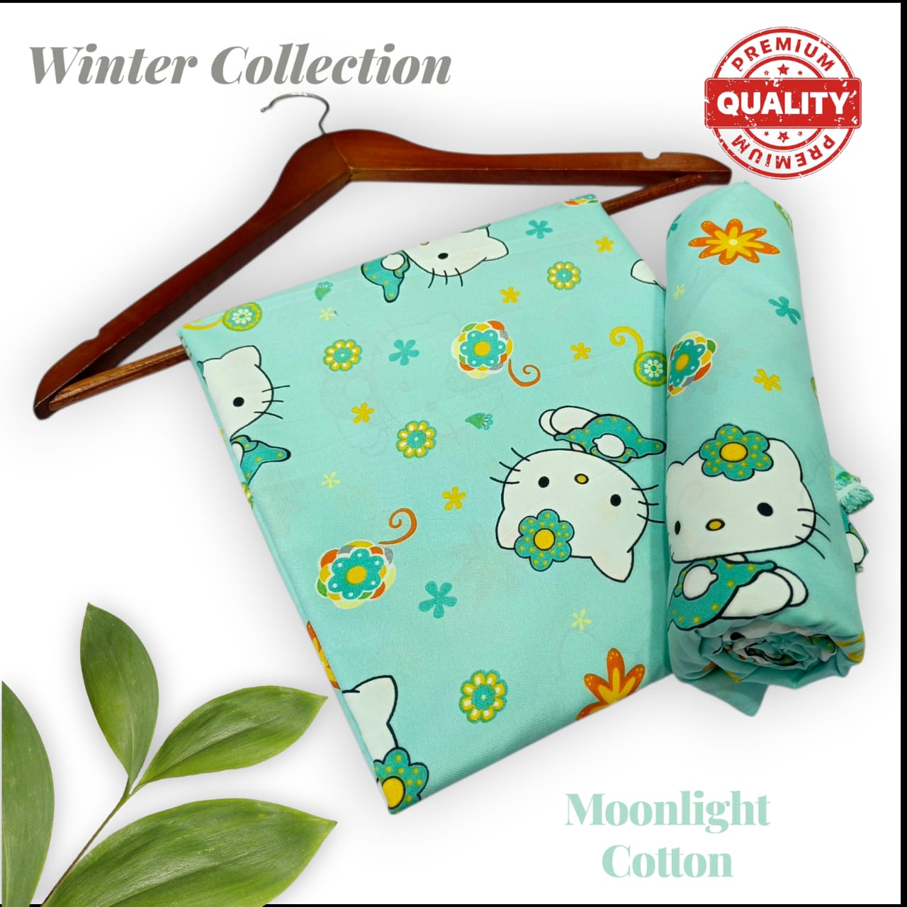 2 Piece All Over Printed cotton Dress