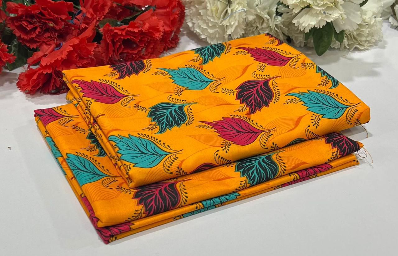 2 Piece All Over Printed cotton Dress