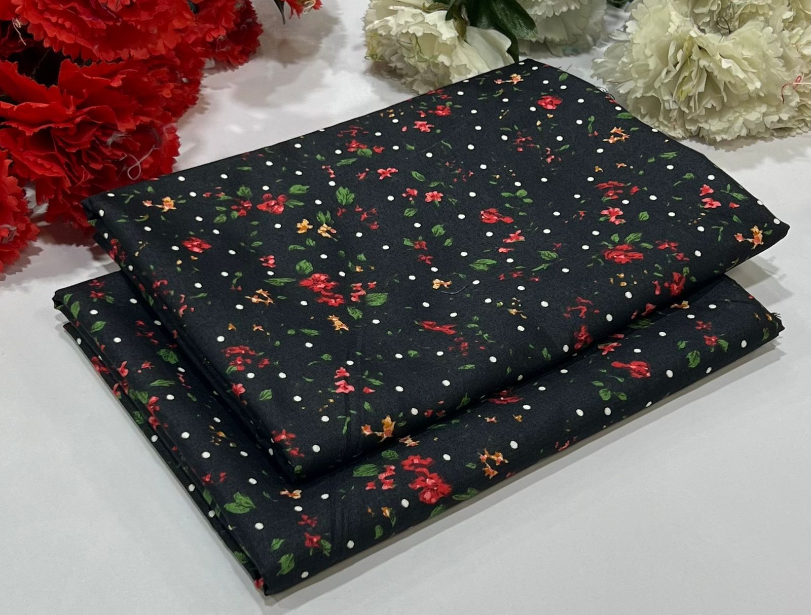 2 Piece All Over Printed cotton Dress