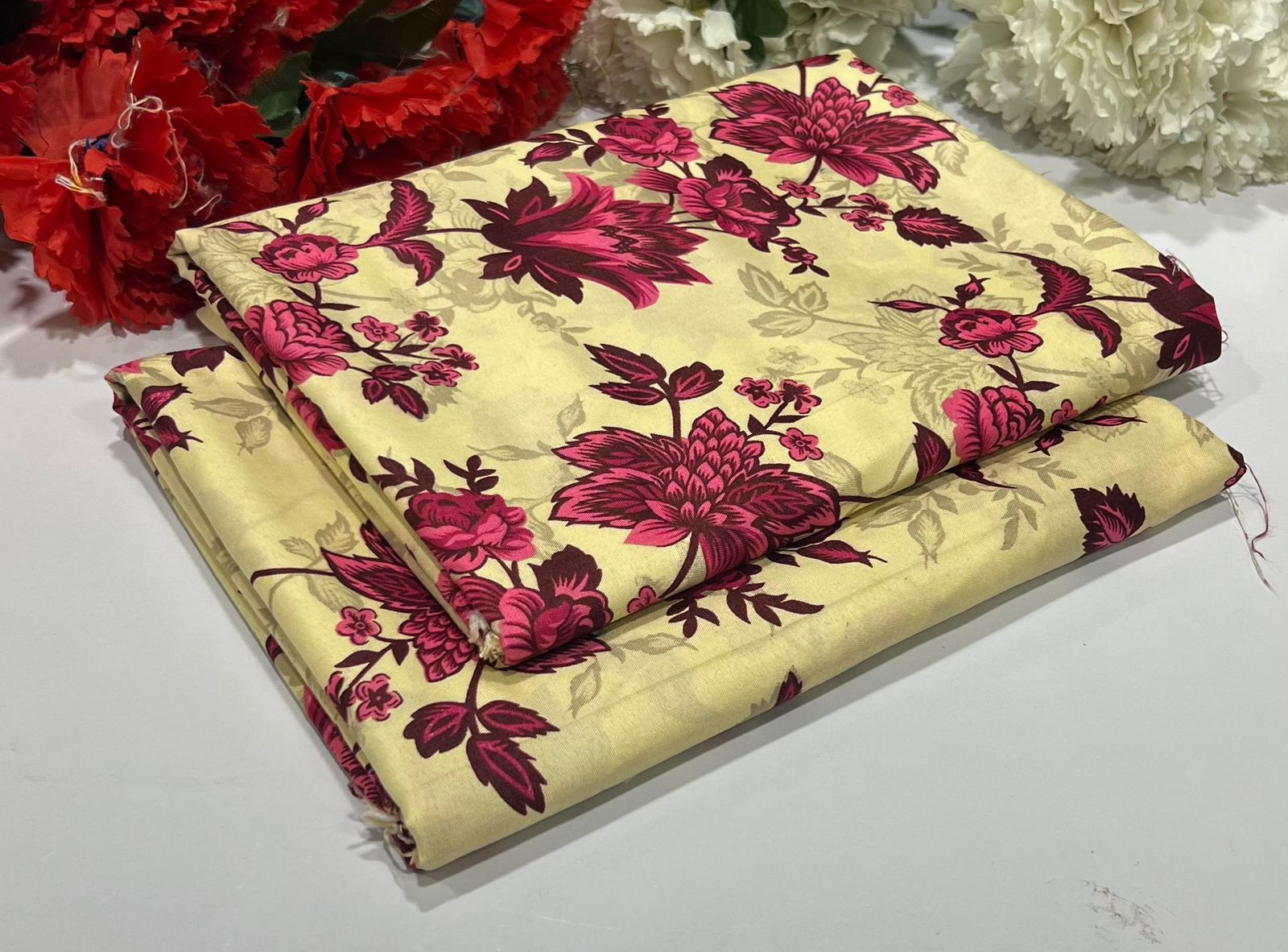 2 Piece All Over Printed cotton Dress