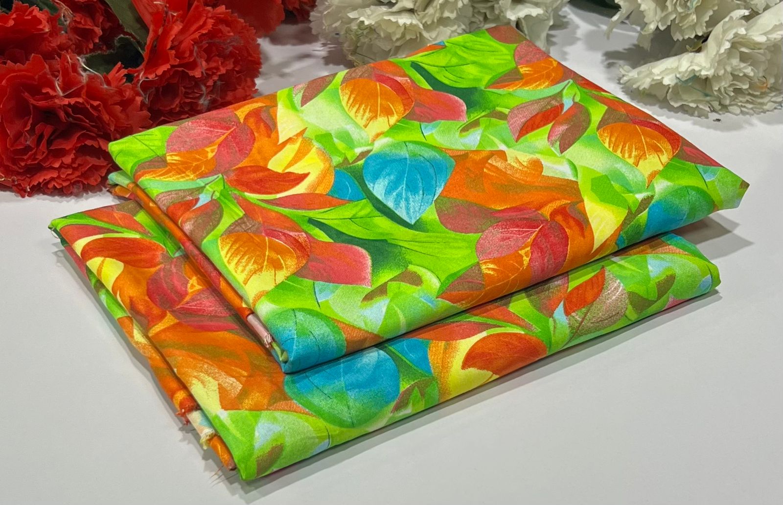 2 Piece All Over Printed cotton Dress