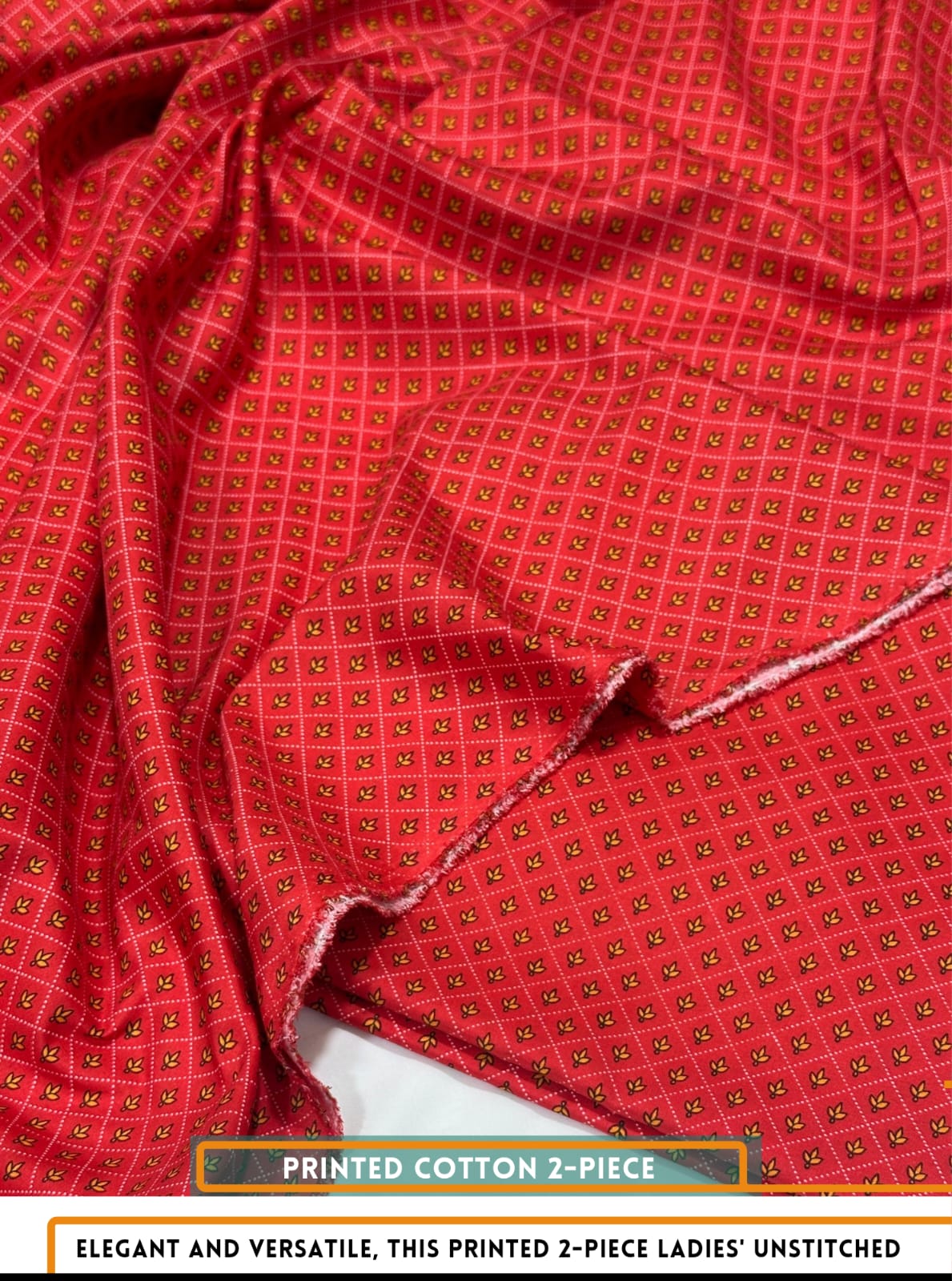 2 Piece All Over Printed cotton Dress