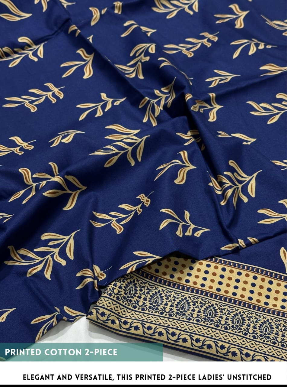 2 Piece All Over Printed cotton Dress