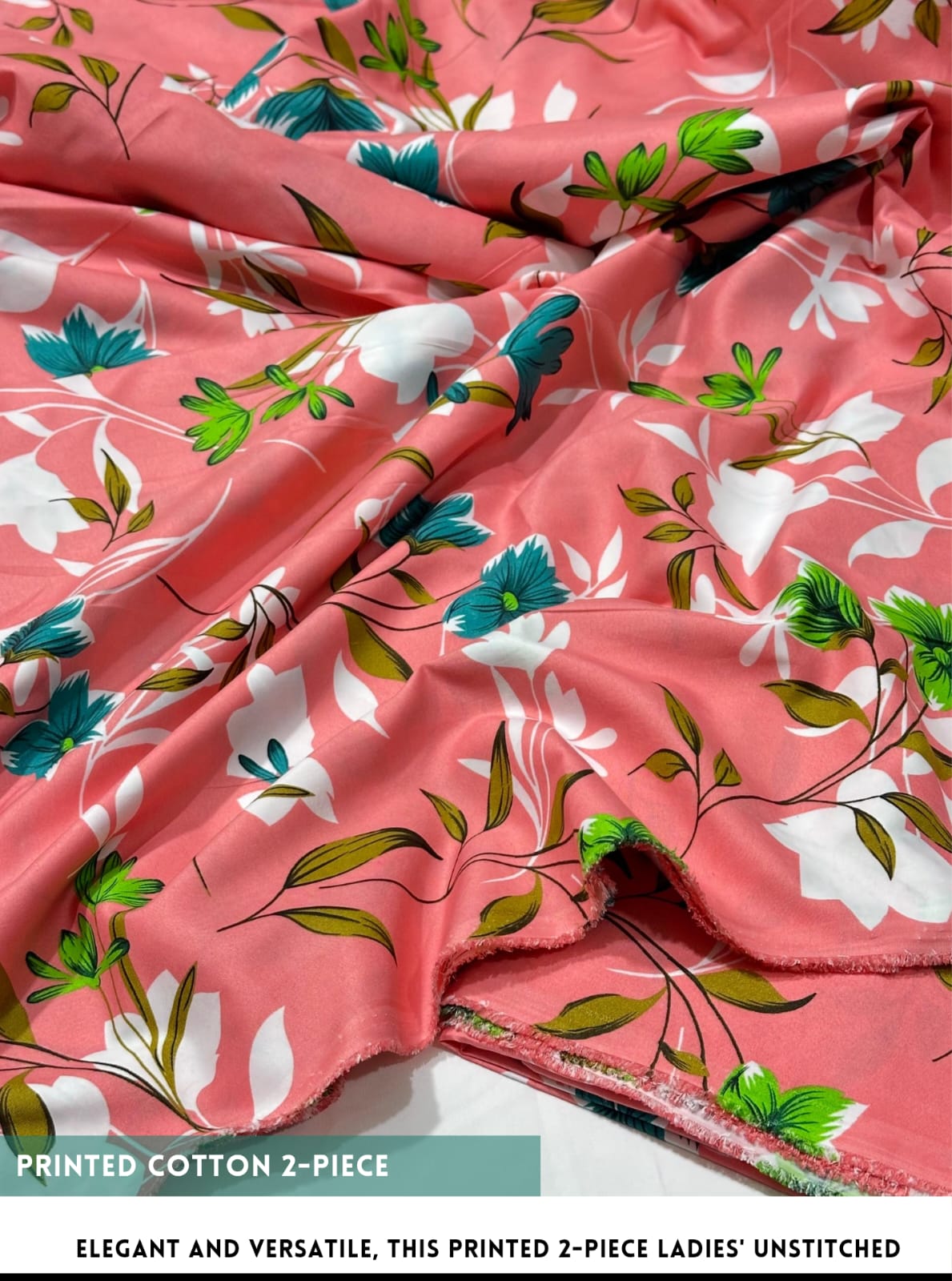 2 Piece All Over Printed cotton Dress