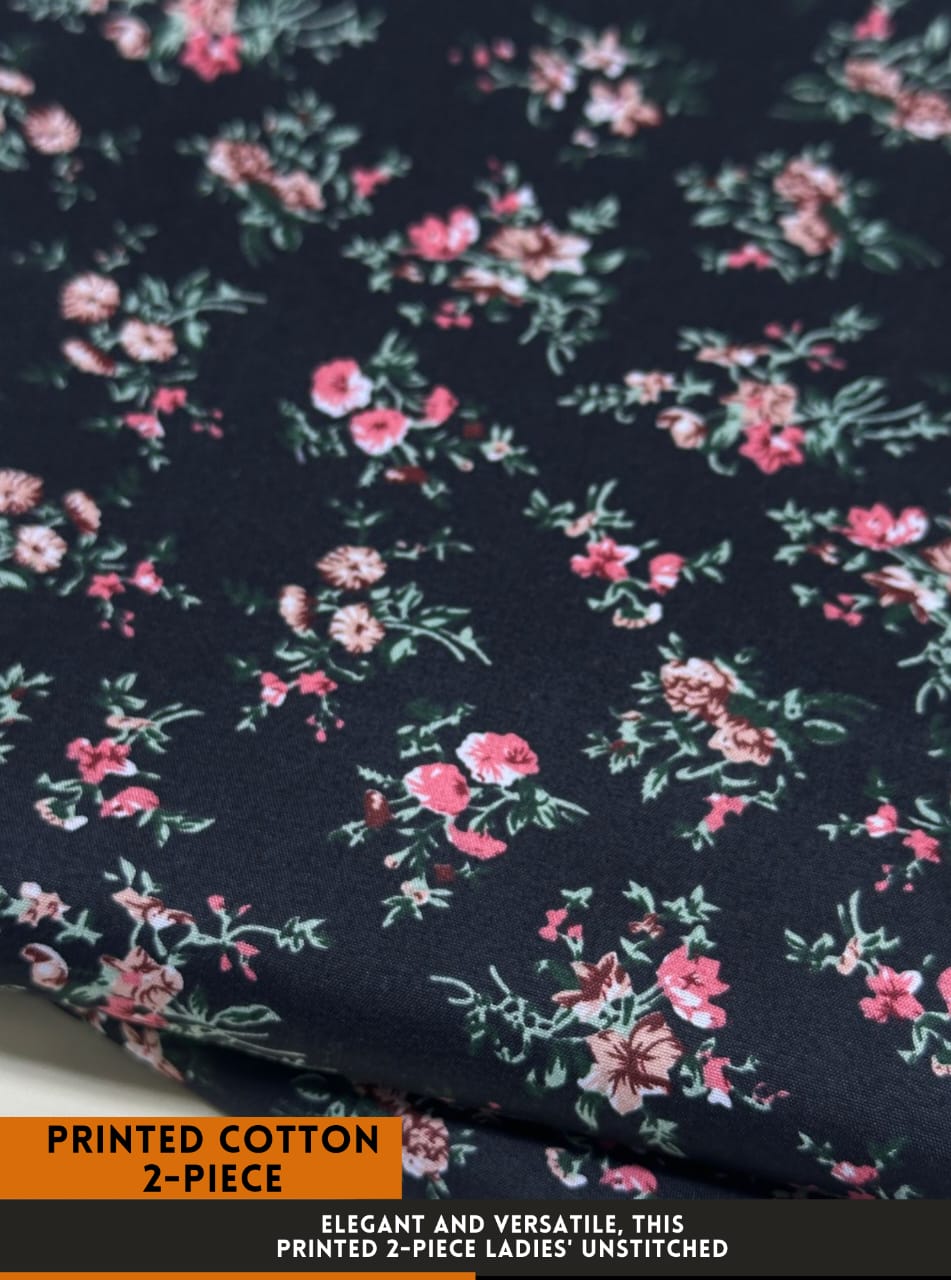 2 Piece All Over Printed cotton Dress
