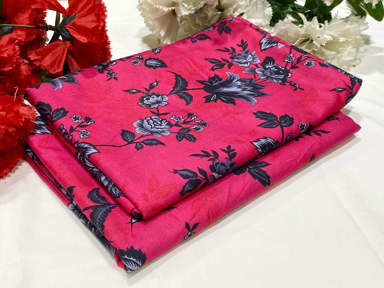 2 Piece All Over Printed cotton Dress