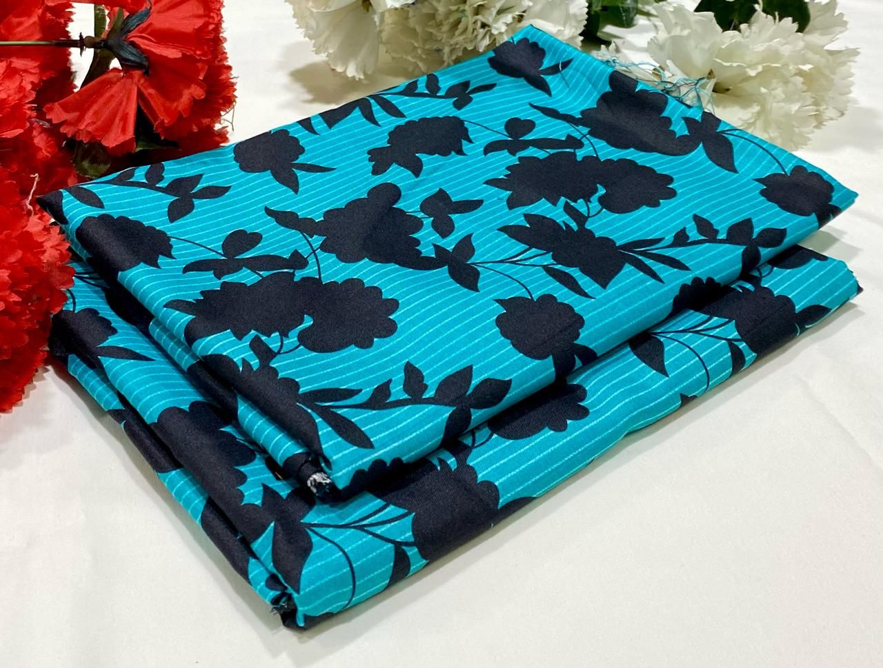 2 Piece All Over Printed cotton Dress