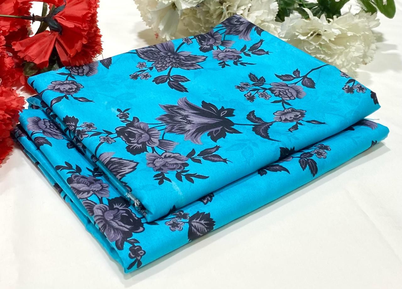 2 Piece All Over Printed cotton Dress