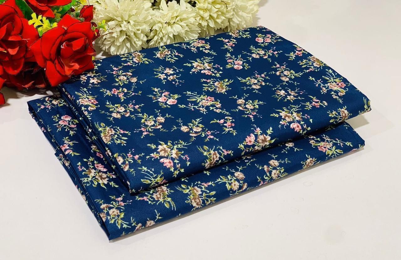 2 Piece All Over Printed cotton Dress