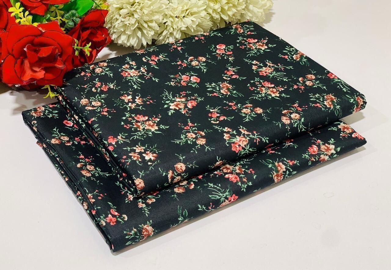 2 Piece All Over Printed cotton Dress