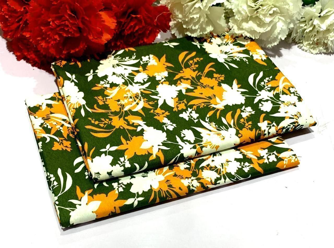 2 Piece All Over Printed cotton Dress