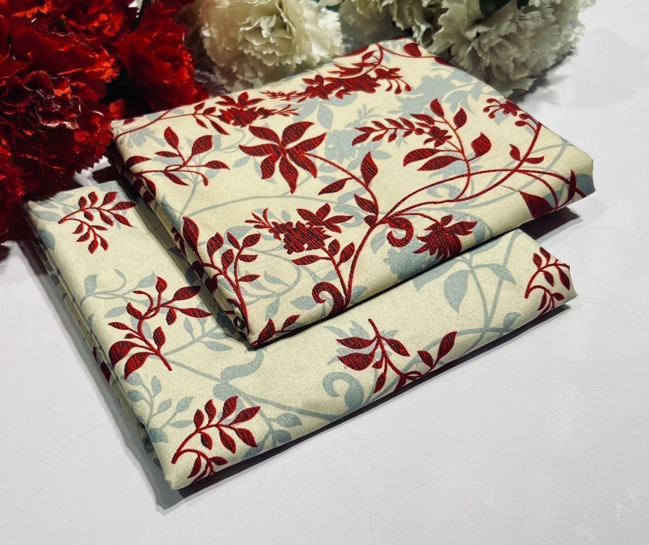 2 Piece All Over Printed cotton Dress