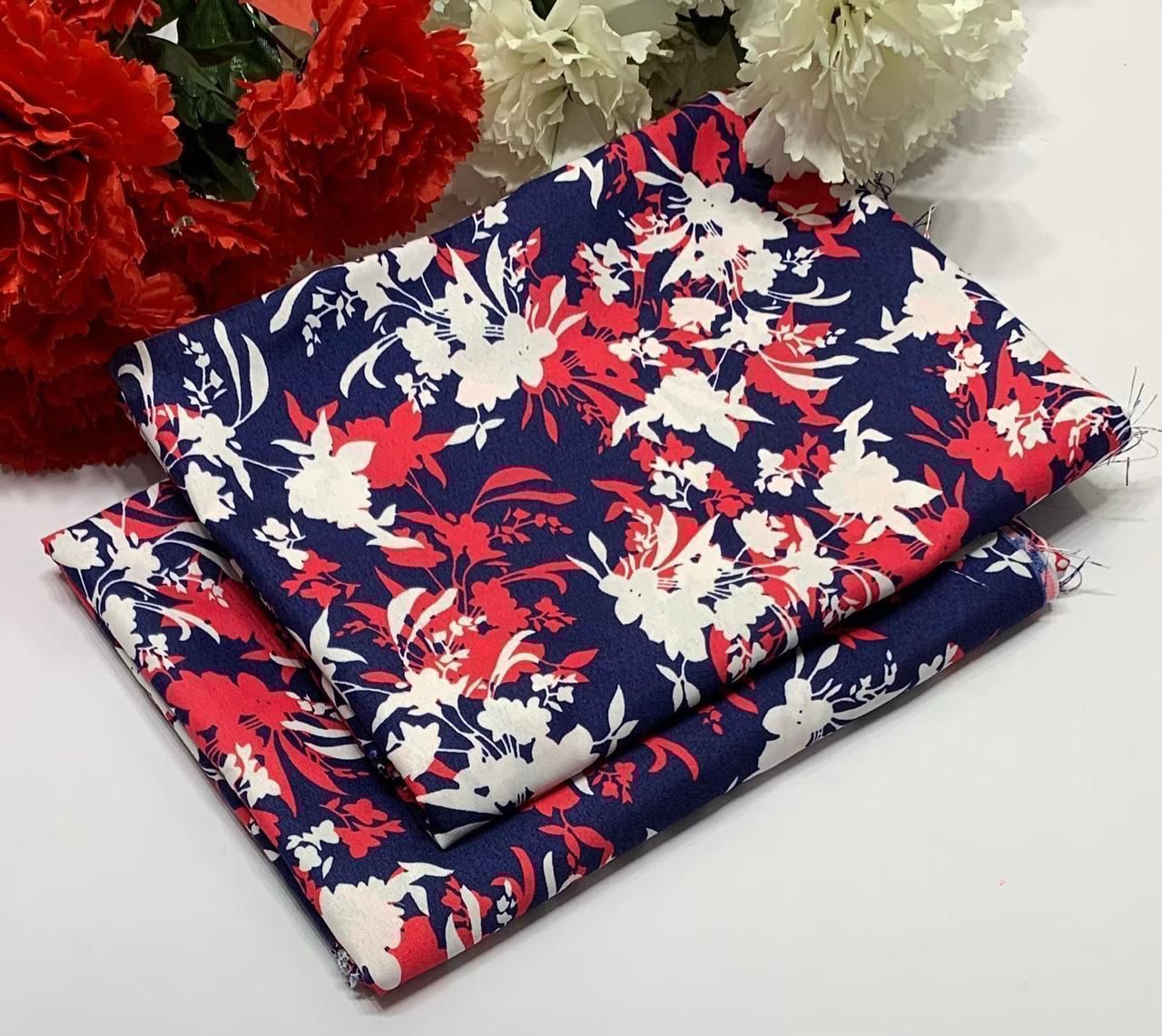 2 Piece All Over Printed cotton Dress