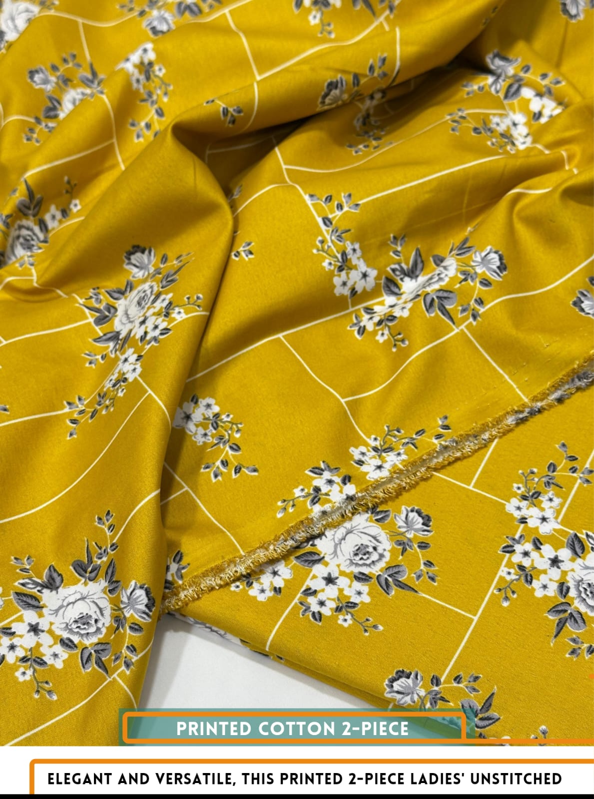 2 Piece All Over Printed cotton Dress